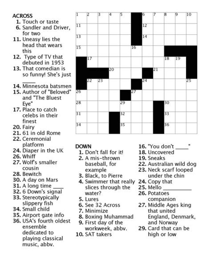 Captivating Crossword Puzzles With Picturesque Settings