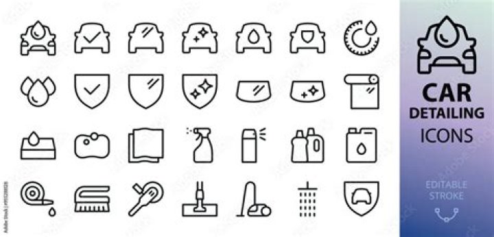 Complete Guide To Essential Car Detailing Icons