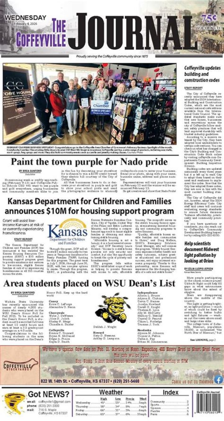 Coffeyville Journal | Obituaries | Local News