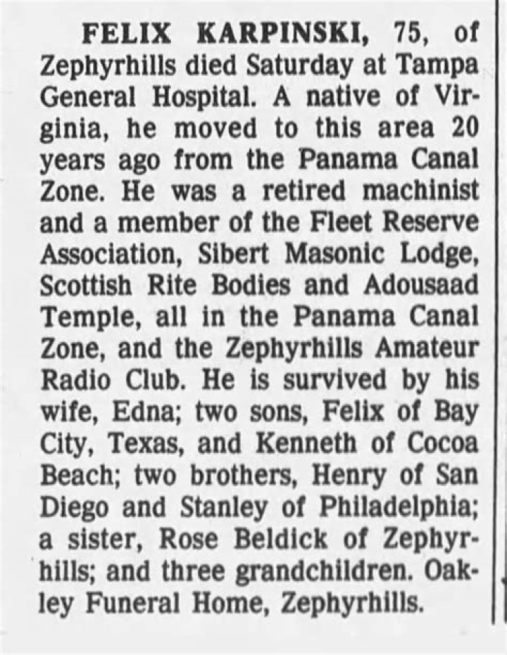 Felix Stukalin Obituary | Read The Latest News