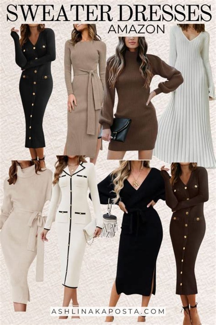 Showcase Your Style: Endless Compliments In This Amazon Sweater Dress