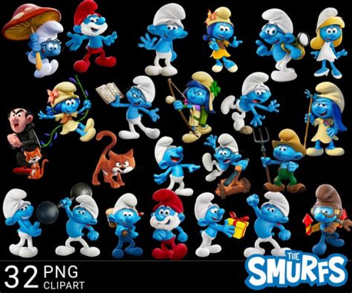 Free Download Smurfs Characters Images - High-Resolution