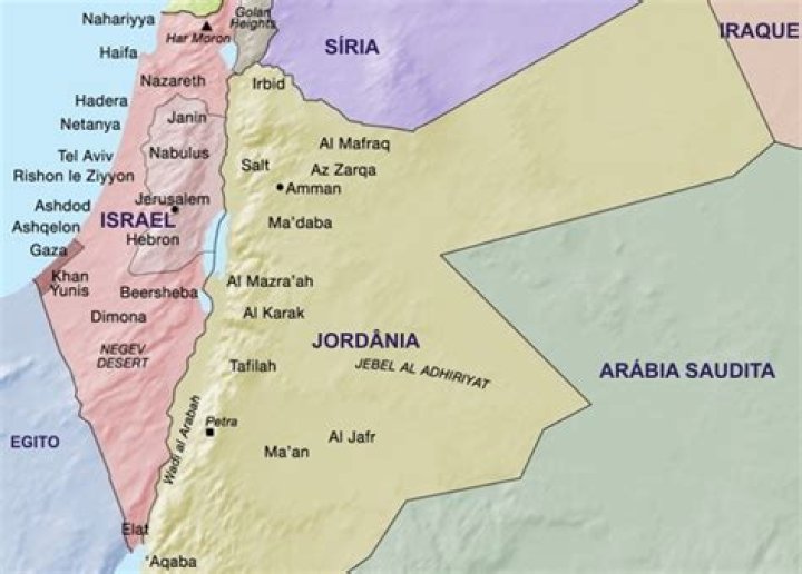 The Ultimate Guide To Understanding The Map Of Jordan And Israel