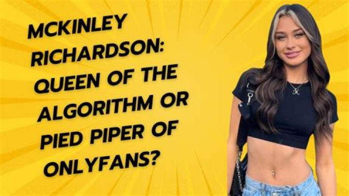 Uncover The Secrets Of Mckinley Richardson OnlyFans: An Exclusive Insight