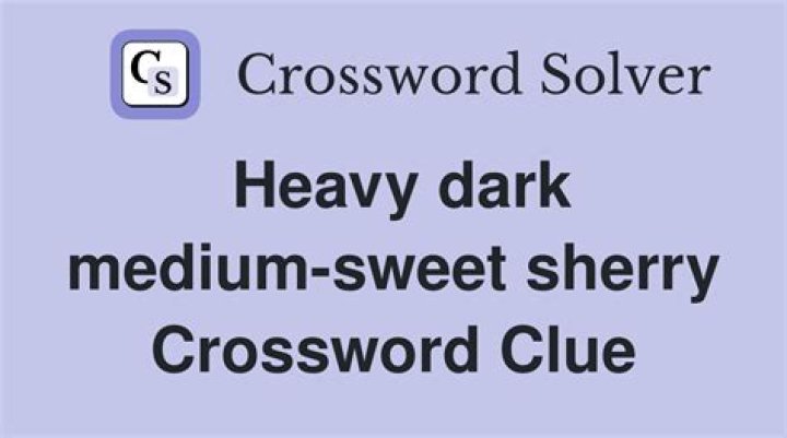 Best Medium-Sweet Sherry For Your Crossword Puzzles