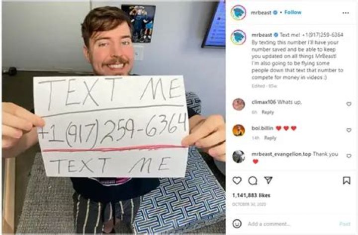 MrBeast's Phone Number And Beyond