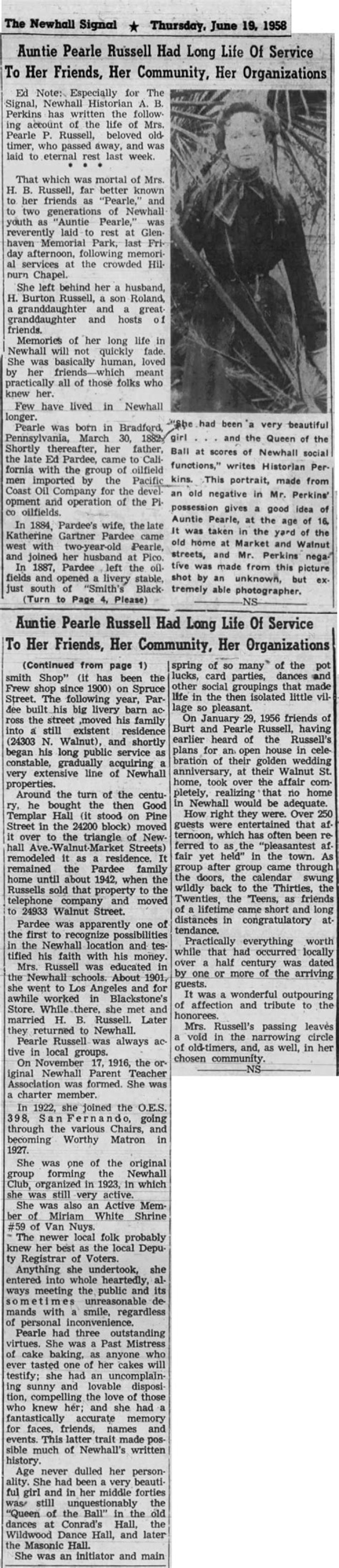 Latest Obituaries From The Signal Of Newhall