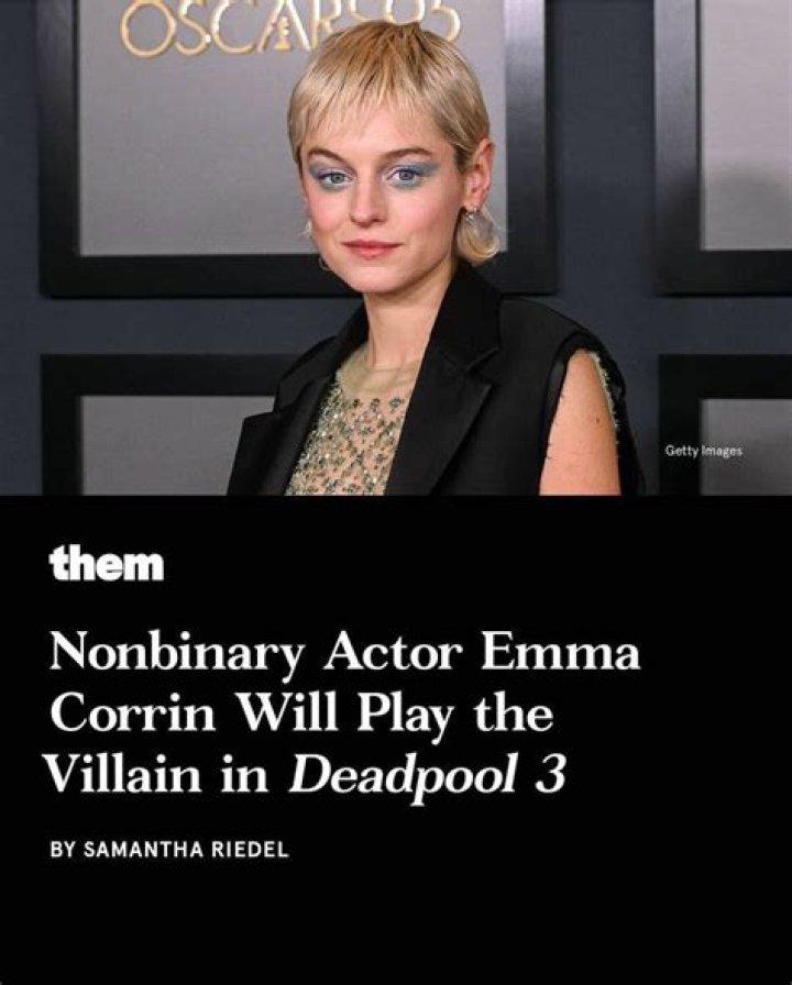 Emma Corrin, Nonbinary Actor, To Embody Villain In Deadpool 3
