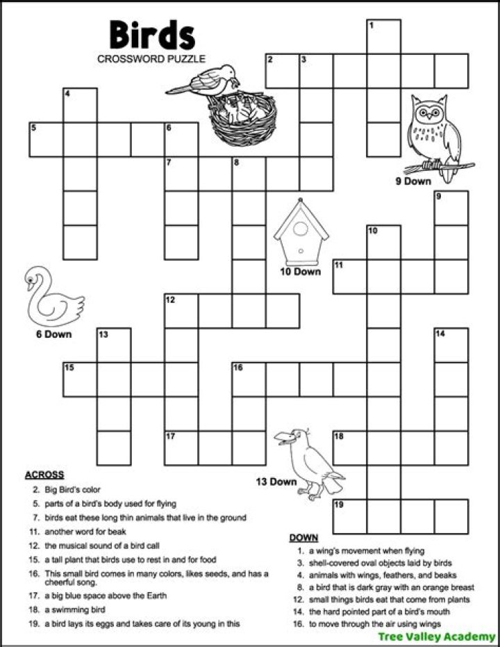 Avian-Themed Crossword: Test Your Ornithological Knowledge