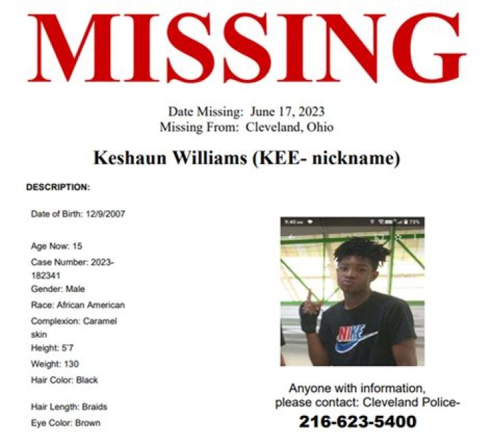 Latest Update: Missing Ohio Man Keshaun Williams - Has He Been Found?