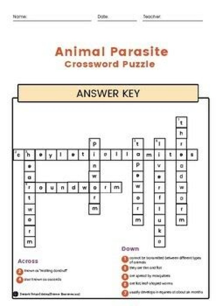 The Ultimate Guide To Solving Parasites Place Crossword Puzzles