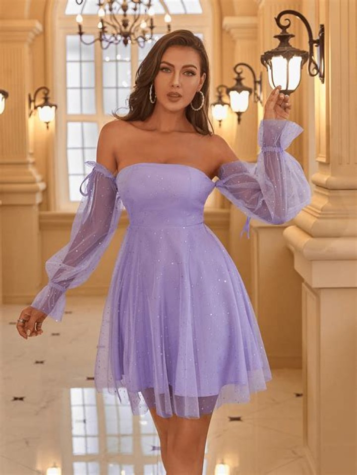 Discover The Alluring Pastel Lilac Dress: Your Perfect Match For Spring