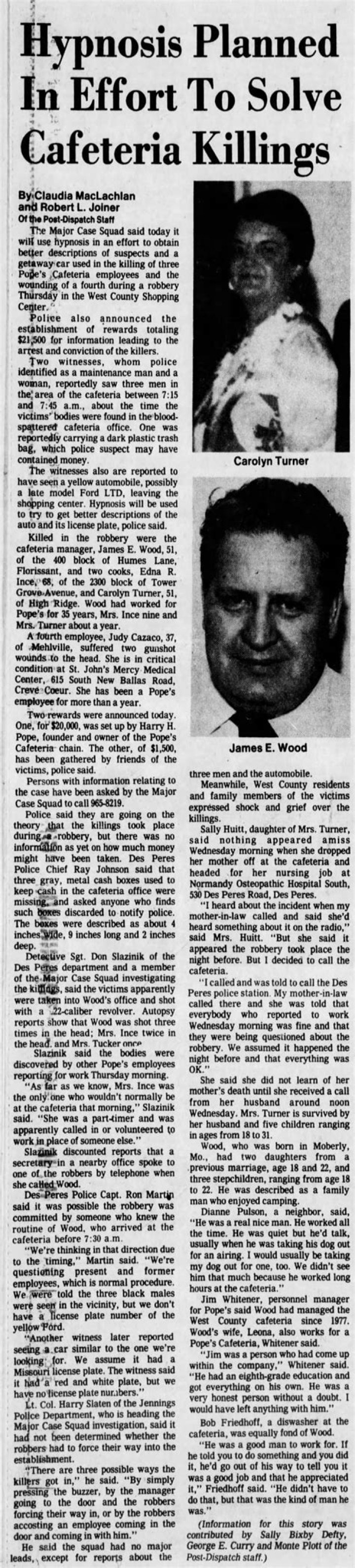 The Shocking Pope Cafeteria Murders: A Horrific Tragedy