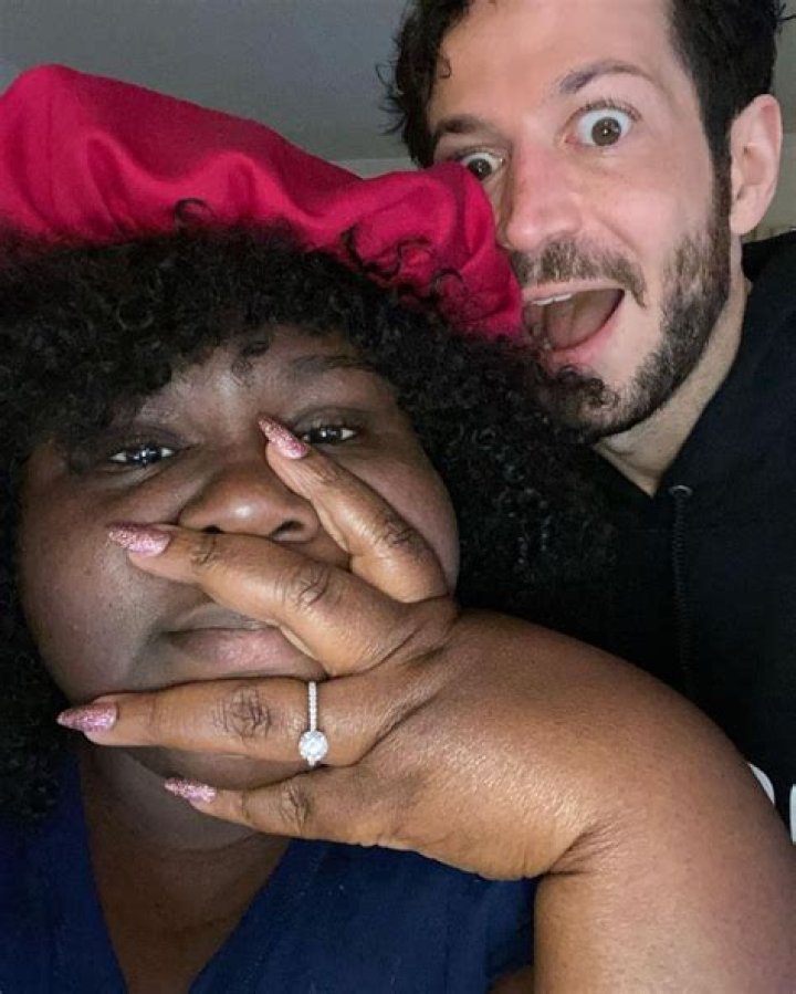 Precious star Gabourey Sidibe posts nude photo of fianc Brandon and warns she'll fight girls who '
