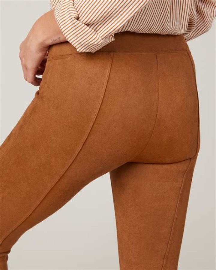 Spanx Restocked Its Popular Suede Leggings for Fall