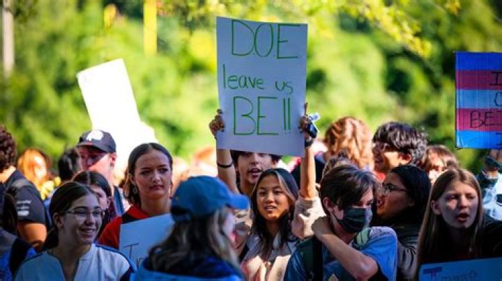 Mass Protest: VA Students Walk Out Against Anti-Trans Policies