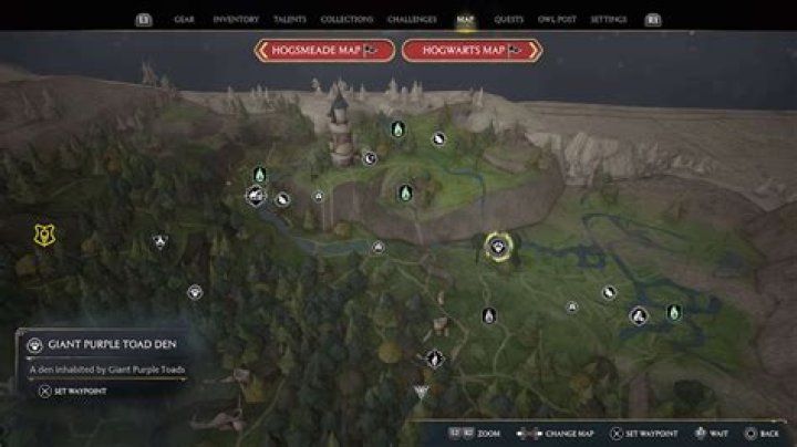 Discover The Hidden Abode Of Giant Purple Toads In Hogwarts Legacy