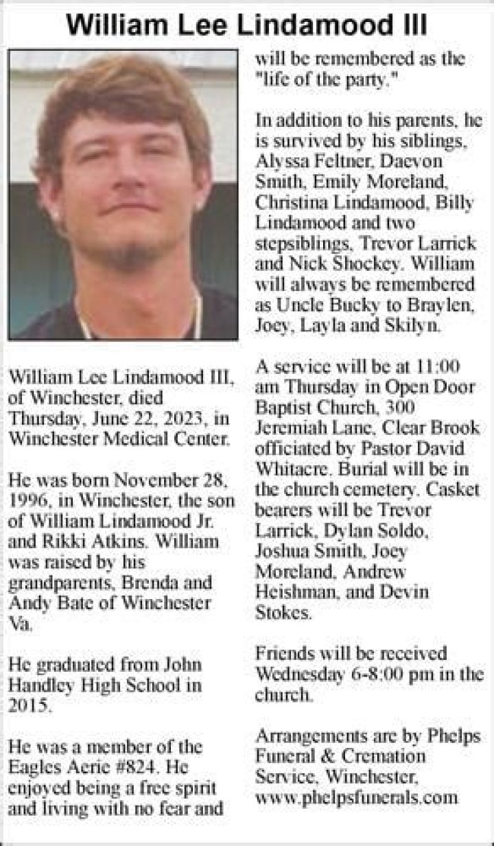 Find The Best William Lindamood In Winchester, VA